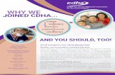 WHY WE JOINED CDHAcdha.org/wp-content/uploads/2016/09/CDHA-Membership-Packet.pdf · Why do we need CalHyPAC? CalHyPAC is the only California PAC that represents California dental