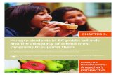 Hungry students in BC public schools programs to support them€¦ · Chapter 3: Hungry students in BC public schools and the adequacy of school meal programs to support them . September