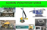 ENGINEERING & CONSULTING COMPANY · Surin Pouyesh Vira Co.Ltd has been devoted for supplying various Machines, Equipment, Material, Tools, Part supply / Technology and Engineering