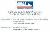 Multi-use and Modular Platforms: Trends in Platform ... 02 23 Smith and … · Multi-use and Modular Platforms: Trends in Platform Availability Presentation to: Meeting Seven: Ocean