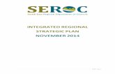 INTEGRATED REGIONAL STRATEGIC PLAN NOVEMBER · The development of the IRSP commenced in May 2014 and was completed in November 2014. ... The MoU is under review and due for completion