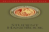 Student HandBook - Springdale Preparatory School · Grades are reported on end-of-trimester report cards and once during each mid-trimester review. It is expected and encouraged that
