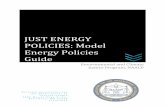 JUST ENERGY POLICIES: Model Energy Policies Guide · 2020-01-06 · table of contents naacp energy justice resolutions 1974 - 2000 1 naacp energy justice resolutions 2001 - 2017 2