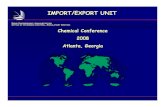 Chemicals Import / Export - Chemical Industry Conference ... · Chemicals Import / Export - Chemical Industry Conference Sept. 17-18, 2008 Author: DEA Office of Diversion Control