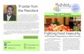 Fighting Food Insecurity · 2017-08-10 · August 2017 Newsletter ... Northwest and far Southside of Muncie. And Meijer is on the far Northwest. There are no food stores in or near