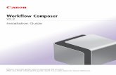 Workflow Composer V2.2 Installation Guide - Canon Workflow Composer Application Files." IMPORTANT ¢â‚¬¢