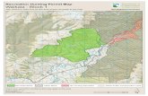 Recreation Hunting Permit Map Waikaia - Block 1 · Block 5 Block 2 Block 1 Recreation Hunting Permit Map Your permit is valid only for the area shown as green in the map 2 km Waikaia