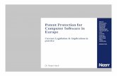 Patent Protection for Computer Software in Europe · on a computer-readable storage medium," or "A method of operating a computer according to program X," will always still fail to