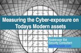 Measuring the Cyber-exposure on Todays Modern …(2012, 2016) Hackers steal Calpine Corp’s critical power plant design and system passwords (2013-15) Havex & Dragonfly information