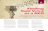 Finding Your Voice as a NED - Warren Partners · Finding Your Voice as a NED | NED recruitment specialist Warren Partners, companies are looking for “broad experience to be able
