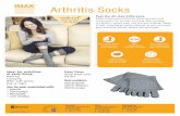 Sellsheet IMAKCOMP ArthritisSocks€¦ · Arthritis Socks Reduces pain to promote healing Feel the All-Day Difference IMAK Compression Arthritis Socks provide mild compression for