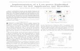 Implementation of a Low-power Embedded Processor for IoT ... · Implementation of a Low-power Embedded Processor for IoT Applications and Wearables Kareem Mansour, Member, IEEE and