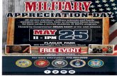 APPRECIATIOFDAY All service members, military veterans and ... · Hosted by Congressman BRIAN MAST of the 18th District. MAY 11 - IPM FLAGLER PARK 201 SW Flagler Ave, Downtown Stuart