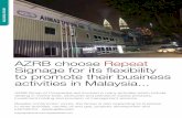 AZRB choose Repeat Signage for its flexibility to promote ... · Greenscapes is a digital signage system company based in Malaysia that build, supply and design Interactive and non-Interactive