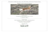 Pronghorn Monitoring in the Pinedale Anticline Project ... · conducted during the 201516 winter is compared to the 2016 WGFD population estimates - reported in the 2016 Job Completion