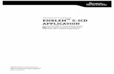 OPERATOR’S MANUAL EMBLEM S-ICD APPLICATION€¦ · ICD pulse generator, subcutaneous electrode, and electrode implant tools user’s manuals. This manual may contain reference information