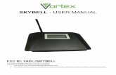 SKYBELL - USER MANUAL - Vortex Cellularvortexcellular.com/manuals/SkybellUserManual.pdf · The SkyBell Home Phone is a Fixed Wireless Terminal that provides users a home phone system