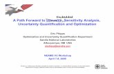 Embedded A Path Forward to Intrusive Sensitivity Analysis ... · Uncertainty Quantification and Optimization Eric Phipps Optimization and Uncertainty Quantification Department Sandia