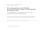 Evaluation of Skills Coaching trials and Skills Passports · 2012-07-18 · Evaluation of Skills Coaching trials and Skills Passports A synthesis of qualitative and quantitative evidence