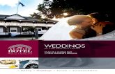 WEDDINGS - The Kentish Hotel · CHOOSING A WEDDING VENUE Choosing a wedding venue is one of the toughest wedding decisions faced by a couple- the venue determines the style of your