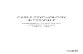 CARLE PSYCHOLOGY INTERNSHIP · autism spectrum disorders, anxiety and OCD, depression, divorce adjustment, and the treatment of young children. We ... They should produce and comprehend