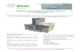 KOREFILL Cavity Wall Insulation System · Certificate No. 07/0293 / KOREFILL Cavity Wall Insulation System 2.4.2.2 The tops of cavity walls must be closed. Cavity filling should not