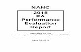 NANC 2015 PA Performance Evaluation Report · 2015 PA Performance Evaluation Report June 30, 2016 Page 4 of 23 Section 1.0 Performance Review Methodology The annual PA Performance