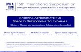 Rational Approximation and Sobolev Orthogonal Polynomialstinued fractions. Special cases of such continued fractions were studied by C.F. Gauss, C.G. Jacobi, E.B. Christoffel and G.