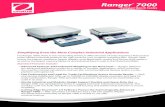 Ranger 7000 - Cloudinaryg... · 2019-10-06 · Ranger® 7000 Compact Bench Scales Simplifying Even the Most Complex Industrial Applications For Ranger 7000, there is one resounding