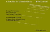 Lectures in Mathematics - Statistical Sciencesayan/ambrosio.pdf · This book is devoted to a theory of gradient ﬂows in spaces which are not neces-sarily endowed with a natural