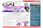 GAI News Newsletter January 2017.pdf · Presentation by Dr. David Tompkins and Dr. Juliane Schicker Thursday, February 16 at 7pm ... -Non-recyclable plastic, plastic wrap, and plastic