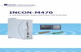M470 100.01.20 Eng - INTEK Brochure.pdf · INCON-M470 is a new generation CNC controller of Intek Technology, which is the result of years of experience and innovative technology.