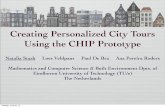 Creating Personalized City Tours Using the CHIP Prototypenstash/presentations/UMAP2013.pdf · Limitations of existing mobile guides: ¥ separate apps for: ! various cultural heritage