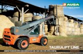 TAURULIFT LINE - MMT Italia - Macchine Edili · T 235 H T 276 H / T 306 H T 307 H. CONCEPT DEFINITION ... FEATURES T 204 H. TAURULIFT T204H & T235H THE HANDLERS WITH THE BEST RELATION