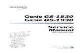 GS-1530 GS-1930 Service Manual - Genie And Service... · Part No. 39528 Genie GS-1530 & GS-1930 Service Manual - First Edition Theory of Operation Power Source The Genie GS-1530 and