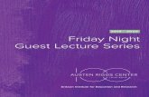 2019 2020 Friday Night Guest Lecture Series...Friday Night Guest Lecture Series 2020 March 6 A Potential Area for Nurses’ Creative Engagement in Inpatient Mental Health: Aesthetic