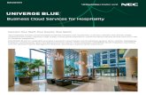Business Cloud Services for Hospitality - Telecom Options · Business Cloud Services for Hospitality Connect Your Staff, Your Guests, Your World The hospitality industry accommodates