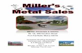 METAL ROOFING & SIDING Rt. 1A, 456 Houlton Roadmillersmetalsales.com/2018 Catalog..pdf · Cupolas & Weathervanes 16 Gallery MMS 15 Gallery SSR 16 Application charts 19 About Us Our