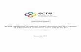 Discussion Paper Mutual recognition of positive asylum ... · 3 Council Directive 2001/40/EC of 28 May 2001 on the mutual recognition of decisions on the expulsion of third country