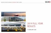 2019 FULL YEAR RESULTS - Segro/media/Files/S/Segro/documents/2019/full-y… · Strong leasing success again in 2019 1 High levels of customer retention and continued low vacancy 2.
