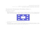 Statistical Mechanics Problem Sheet 1laurent.sexy/epfl/Naim_PDF/4-s.pdf · Statistical Mechanics Problem Sheet 1 Regular Fractals 1.Sierpinski carpet The Sierpinski carpet is constructed