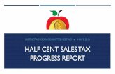 Half cent sales tax progress report - Volusia...half cent sales tax progress report district advisory committee meeting ♦ may 2, 2018