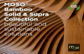 MOSO¢® Bamboo Solid & Supra Collection MOSO¢® Bamboo Products offer multiple solutions for worktops,