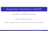 Moving forward: Forward Secrecy in OpenPGP · Justus Winter Moving forward: Forward Secrecy in OpenPGPDeltaX Freiburg, 2018-07-21 2/19 Dataatrestvs.