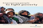 Empowering people to fight poverty - Mission East€¦ · • Water, sanitation and hygiene. Nepal • Training on hygiene and water system maintenance. • Women’s rights and literacy