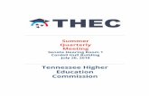 Tennessee Higher Education Commission...Dr. House answered that it really ran the gambit but the emphasis was on the nonacademic about emergency grants, emergency loans, and there