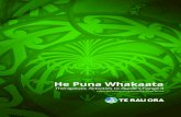 He Puna Whakaata - Te Rau Ora€¦ · The Poutama represents the striving to reach goals and finding the inner potential to stand upon the taumata. The colours within the Poutama