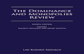 The Dominance Monopolies Review and Monopolies Review€¦ · The Dominance and Monopolies Review The Dominance and Monopolies Review Reproduced with permission from Law Business