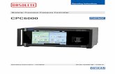 CPC6000 - MensorCPC6000 Operating Instructions Modular Precision Pressure Controller Operating Instructions - CPC6000 PN 0017222001BF • 04/2016