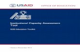 Institutional Capacity Assessment Tool · Human and Institutional Capacity Development (HICD) Handbook. 2. to guide Agency Missions on steps to integrate human and institutional capacity